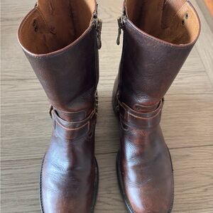 Frye Dark Brown Leather Men's Boots